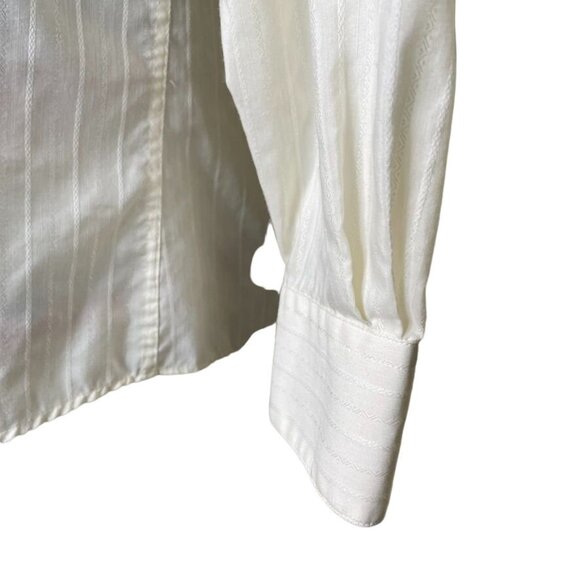 Vintage Mens Damante Single Needle Tailoring  u Dress Shirt Size 34 Neck 16.5 - Picture 5 of 7